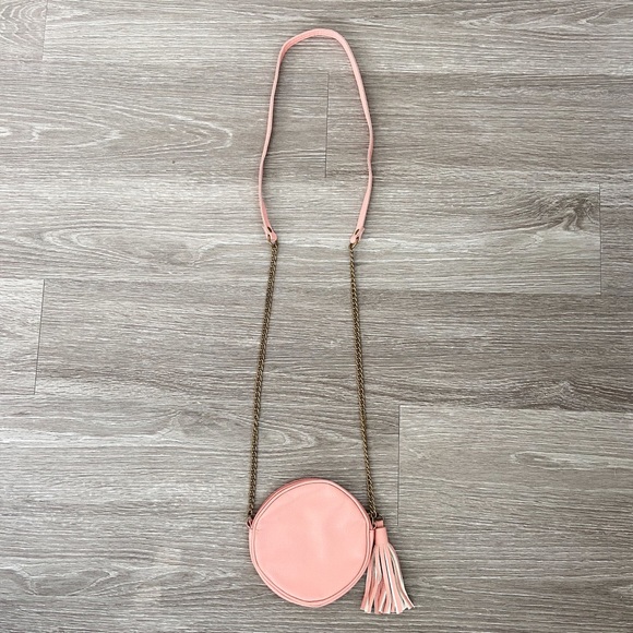 Round Crossbody Tassel & Stud Purse - Picture 5 of 7